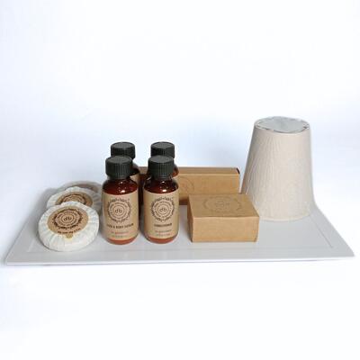 White Amenities Tray 30x15cm